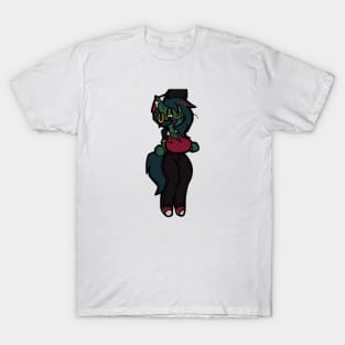 Zombie pizza girl T-Shirt